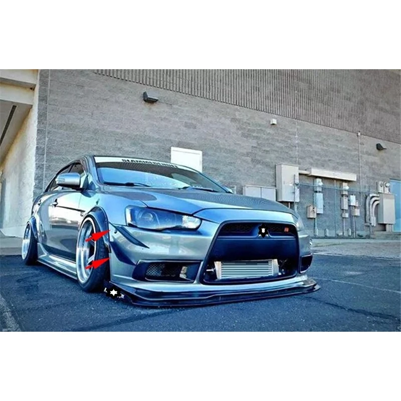 Диффузор Стайлинг передний элерон автомобиль тюнинг парашюты Delantero Aleron Trasero