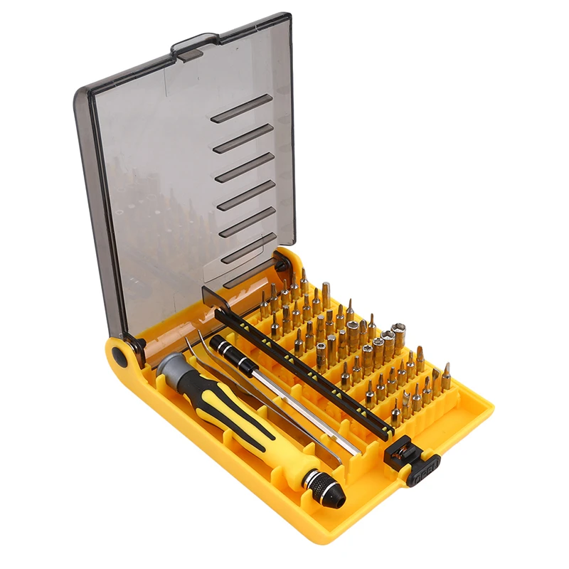 45 in 1 Magnetic Screwdriver Set Kit Phone Computer Repair Tool Bits+ Extension Bar Tweezer | Инструменты
