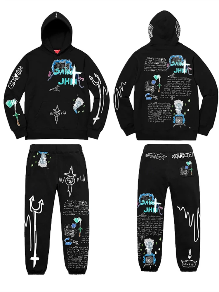 Женский осенне зимний комплект с толстовкой спортивные костюмы для женщин