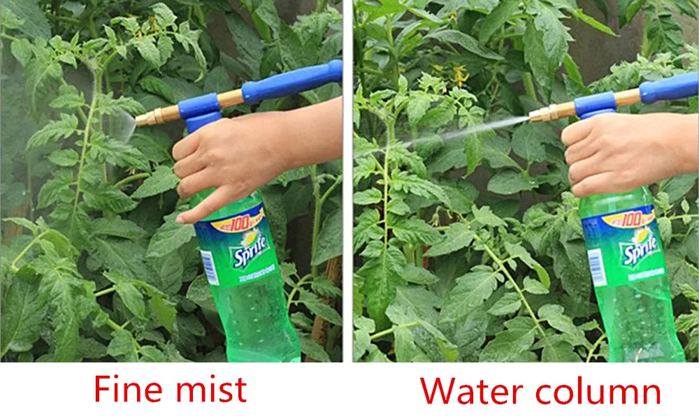 Садовая тележка с одной/двойной головкой для бутылок латунный распылитель