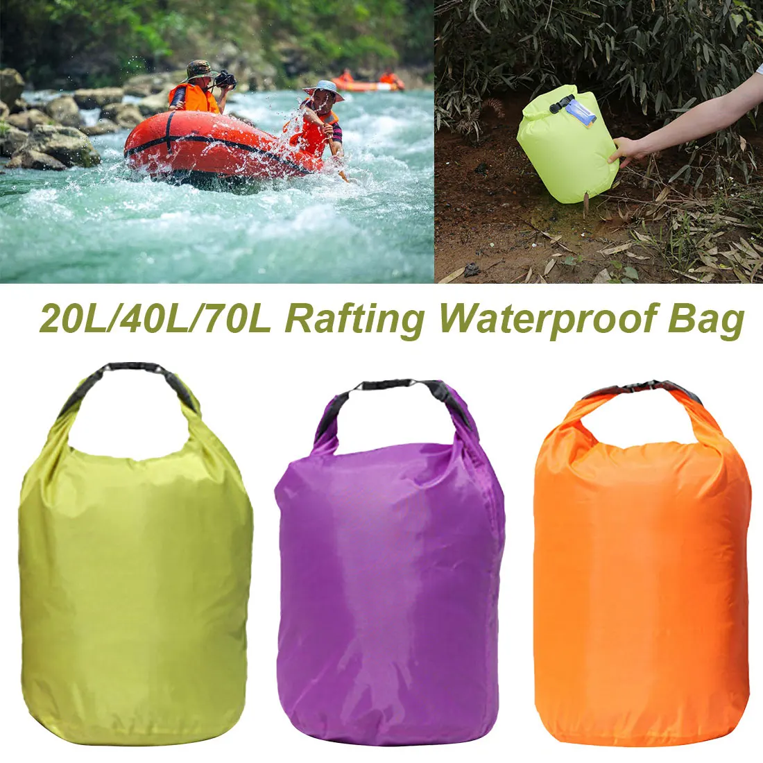 Лидер продаж 5 цветов 10L 20L открытый плавательный Водонепроницаемый сумка для