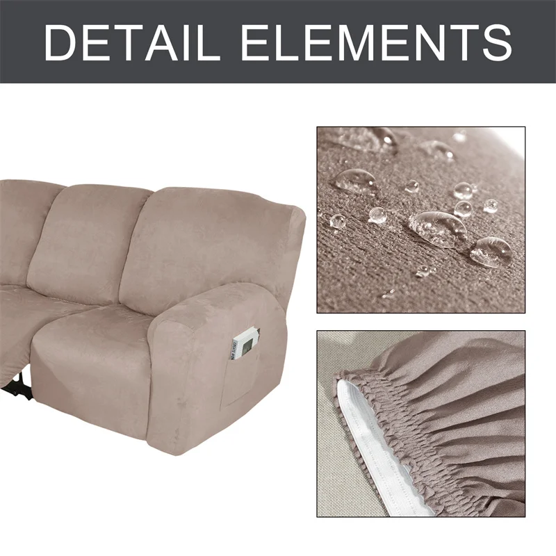 Чехол на 3/4 сиденья для отдыха диване полноразмерный водоотталкивающий чехол