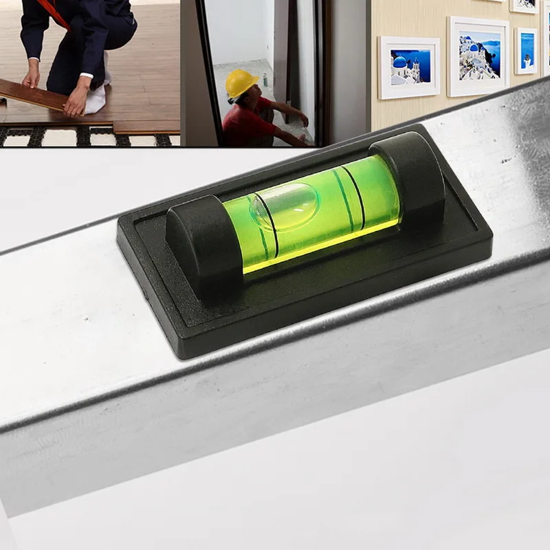 Мини измерительный инструмент Магнитный пузырьковый уровень магнит отверстие