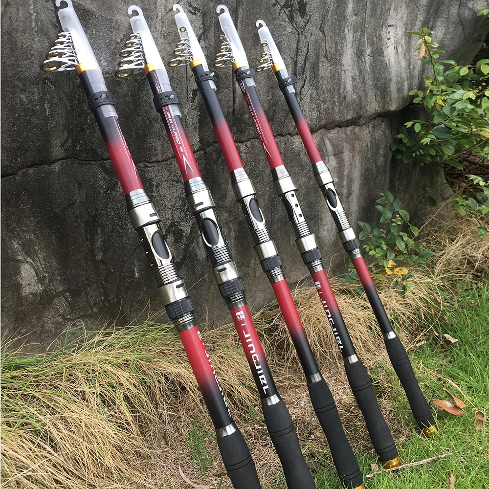 GHOTDA Super Hard Carbon  Ghotda Brand Sea Fishing Rod Telescopic 2.1-3.6M Travel Fishing Pole