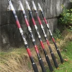 Супержесткая карбоновая удочка бренда GHOTDA для морской рыбалки, телескопическая удочка для путешествий 2,1-3,6 м