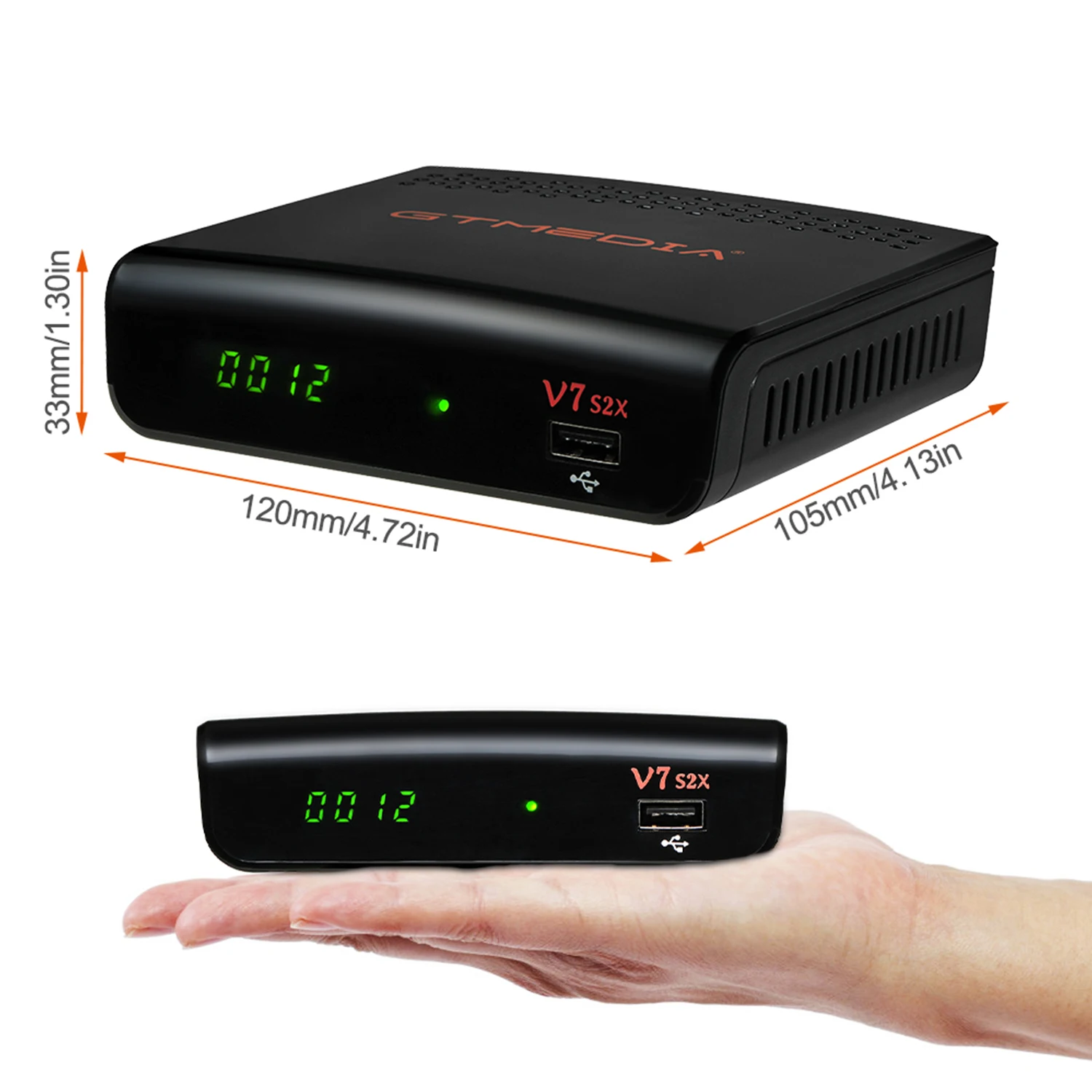 GTMEDIA V7S HD спутниковый ресивер с USB WI-FI DVB-S2 Freesat ТВ Декодер V7S2X запас в Европе Испания