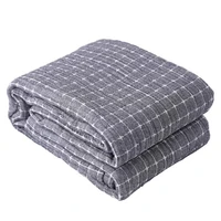 100 pure cotton muslin summer pure cotton office home sleeping sofa bedding throw blanket soft travel breathable gauze blankets