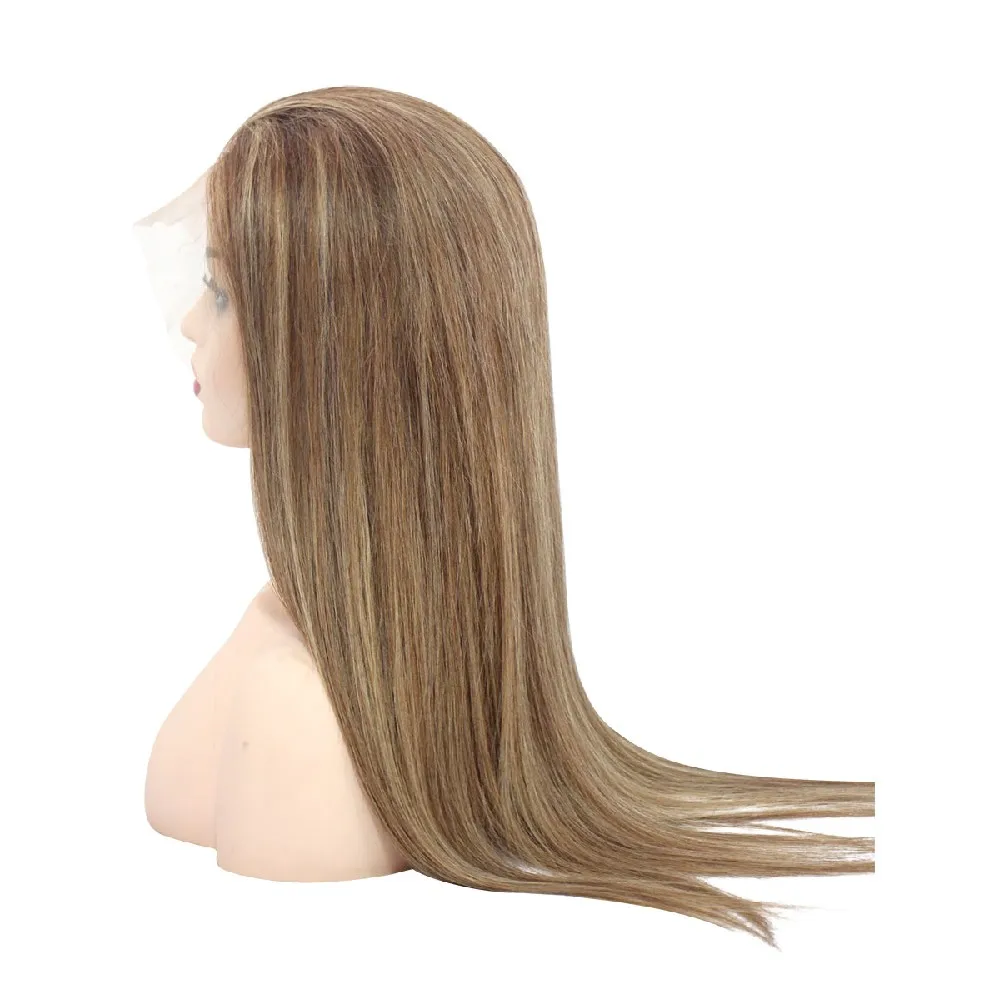 Прямые парики 13 × 6 на сетке спереди балаяж Омбре парик из натуральных волос