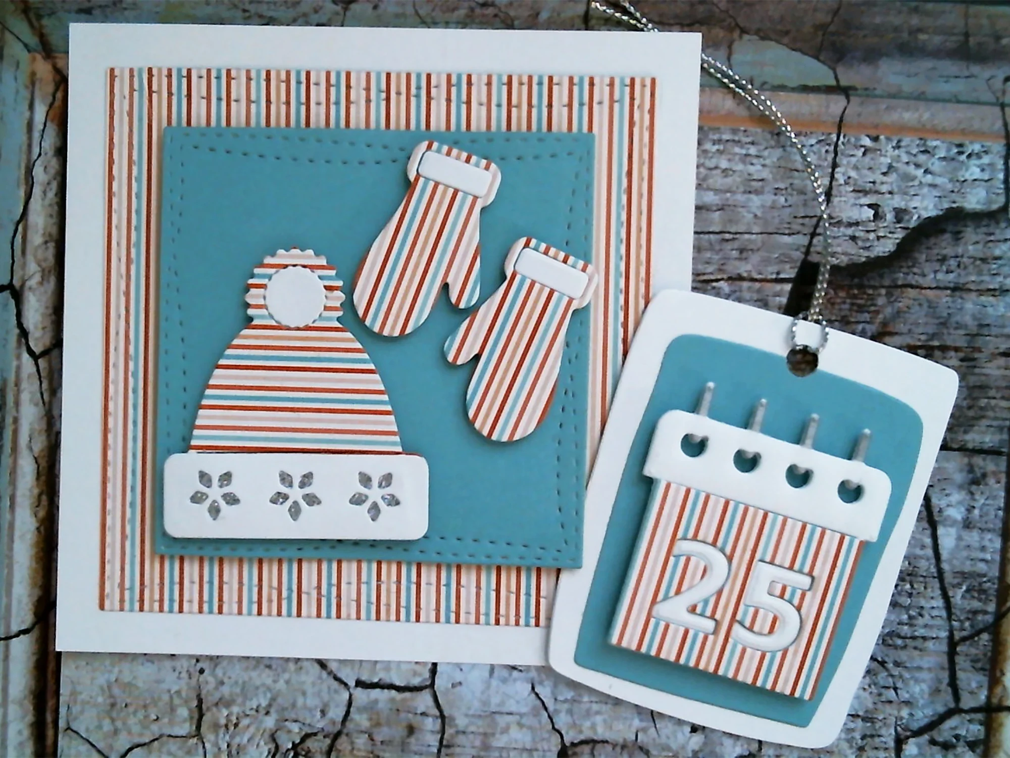 Веселая Рождественская резка Подарочная коробка конфеты свечи перчатки