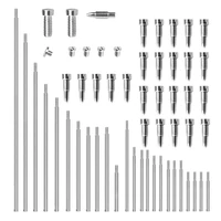 m mbat saxophone repair tools silver threaded rod screw set soprano sax steel accessories woodwind instrument replacement parts