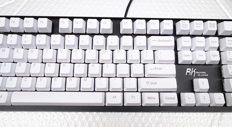 OEM белые толстые PBT брелки ANSI ISO раскладка верхняя печать боковой печати пустой для Cherry MX Переключатель механической клавиатуры