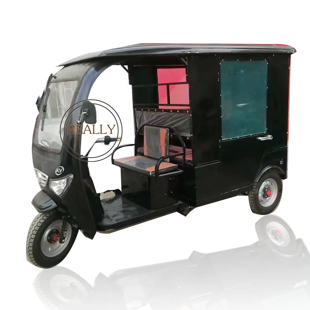 

Adult Electric Tricycle Three Wheels 6-7 Persons Passenger Vehicles Tuk Tuk Car With Lithium Battery Custom Logo