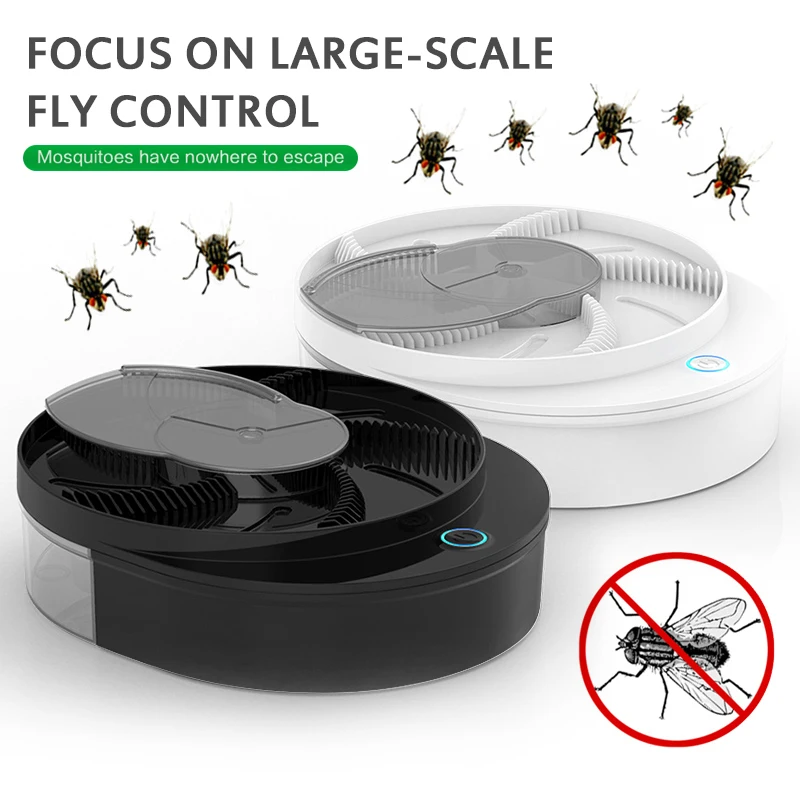 

Insect Traps Fly Trap Electric USB Automatic Flycatcher Fly Trap Pest Reject Control Catcher Mosquito Flying Fly Killer Fly Trap