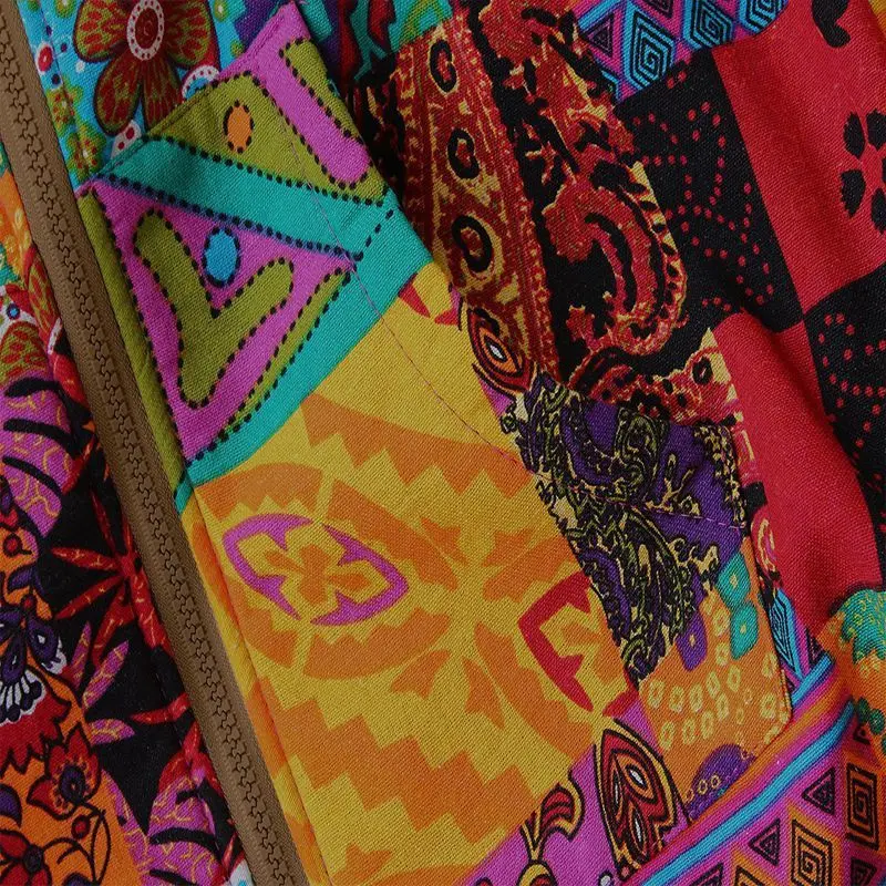 

Ethnic Style Cotton Clothes Korean Fashion Cotton Linen Hooded Cotton Coat Plush Loose 2021 Autumn And Winter New Qm*