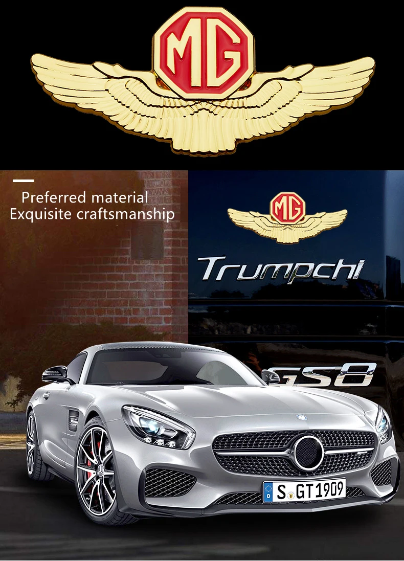 Эмблема для кузова автомобиля эмблема MG Logo 3SW TF3 Xross HS GT EHS GS EZS 6 седан ZS Моррис