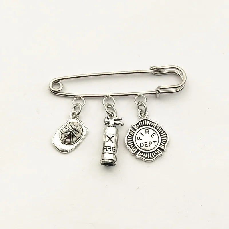 2020 / 1 шт. новая булавка для огнетушителя значок огня Пожарника креативная брошь