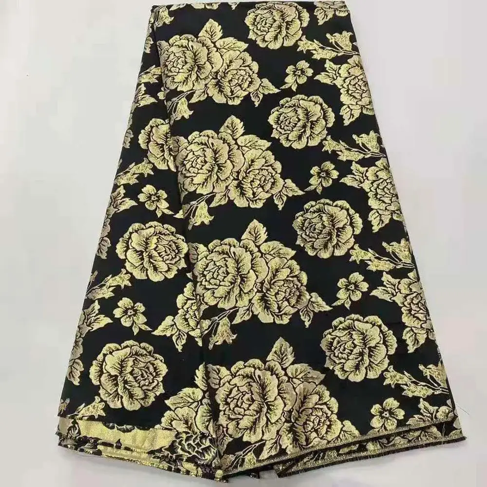 

Jacquard Lace Brocade Fabric Lace African Fabric Nigerian Tulle Lace for Bridal French Brocade Lace Dress P945