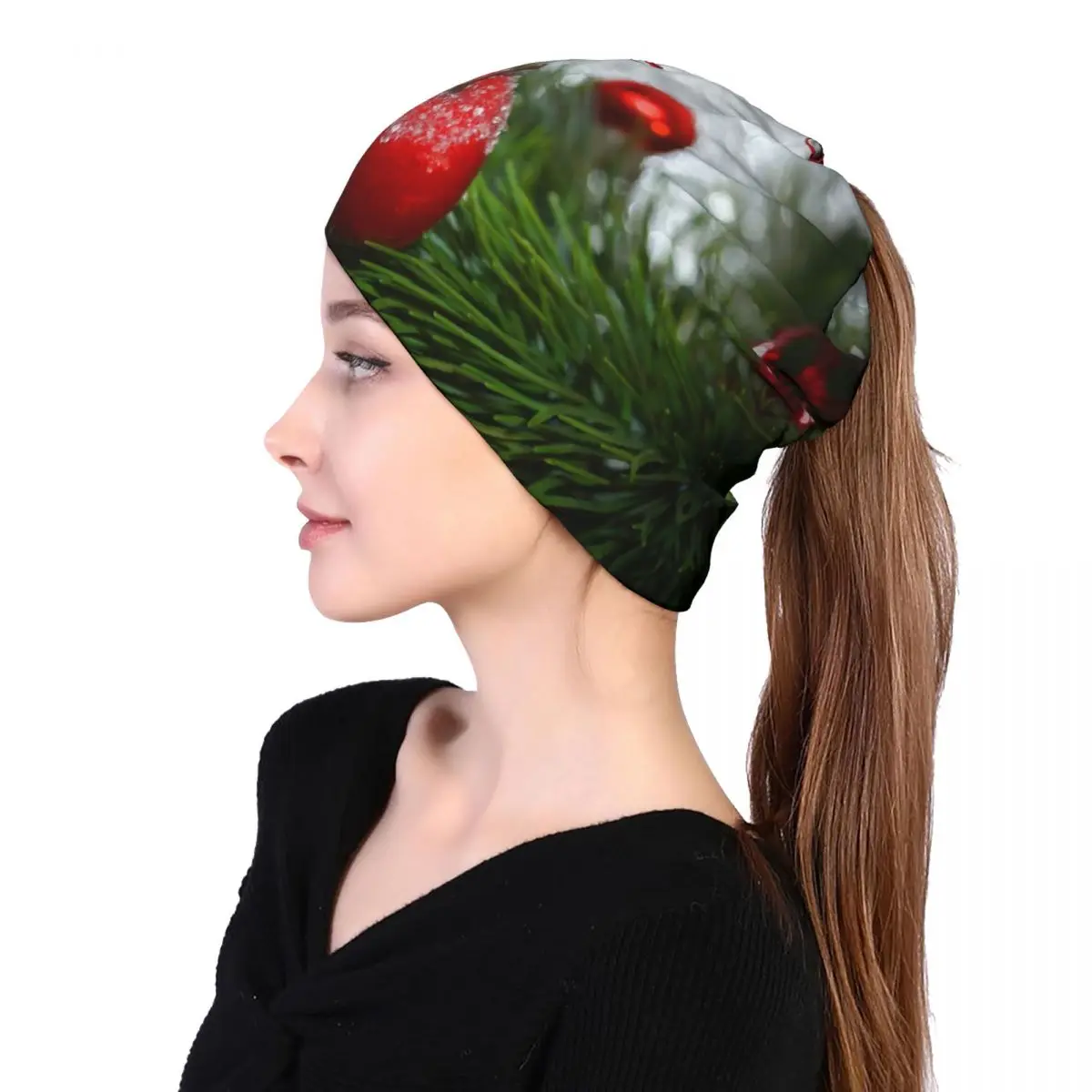 

Christmas Motif Merry Christmas Christmas Greeting Unisex multifunction beanie hat