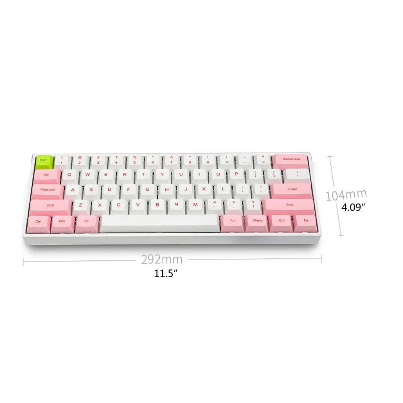 

27RA SK61 61 Key Custom RGB Optical Switch Mechanical Keyboard PBT DYE Sublimation keycap Hot Swapping Socket USB Wired LED Axis
