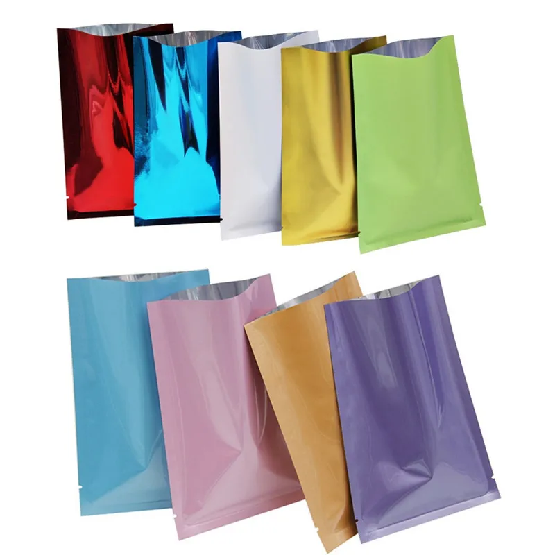 Оптовая продажа белые/зеленые/фиолетовые/Золотые/синие/розовые пакеты из фольги
