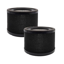 2Pack Replacement 3-In-1 HEPA Air Filters Compatible for TaoTronics TT-AP001 / VAVA VA-EE014 Air Purifiers,Black