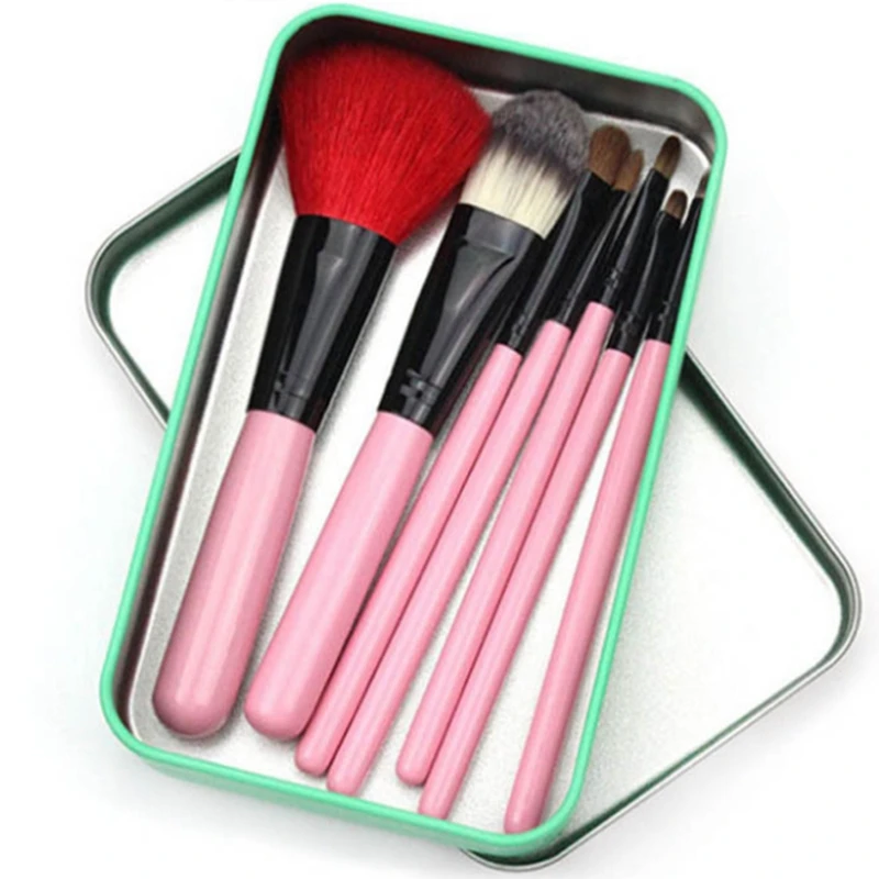 

7PCS Professional Makeup Brushes Set Foundation Blending Powder Eyeshadow Contour Concealer Blush Cosmetic Makeup Tool