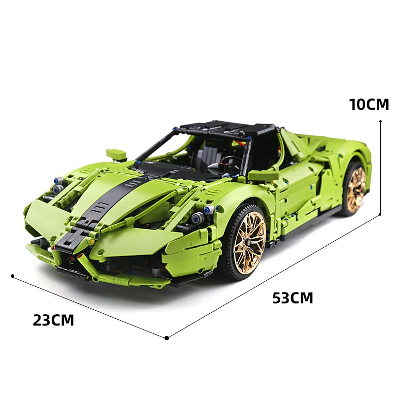 

Mould King 13074 Car Model Compatible With MOC-46921 Ferraried Enzo 1:8 Car Model Building Blocks Kids Christmas Toys Gift