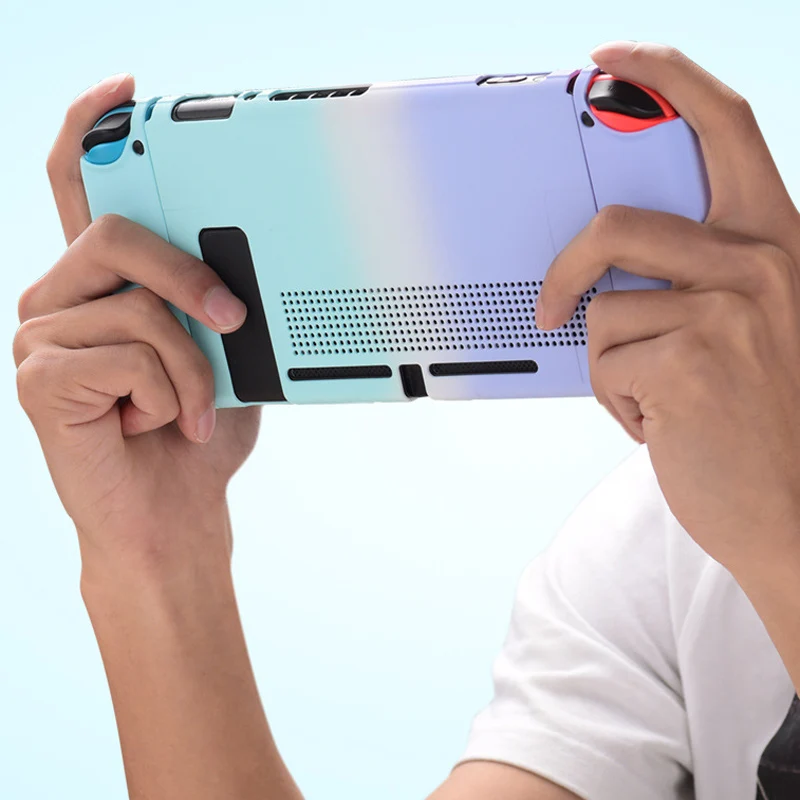 For Nintendo Switch NS Joy-Con Case cover Colorful PC Protective Coque Shell Nintend Console Detachable Cooling Hole Skin | Электроника