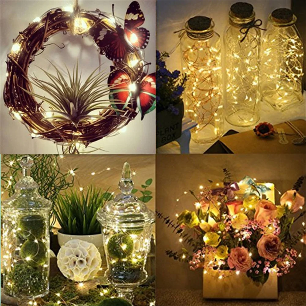 Светодиодная гирлянда 10 м 100 светодиодов|led starry lights|string lights outdoorfairy warm white |