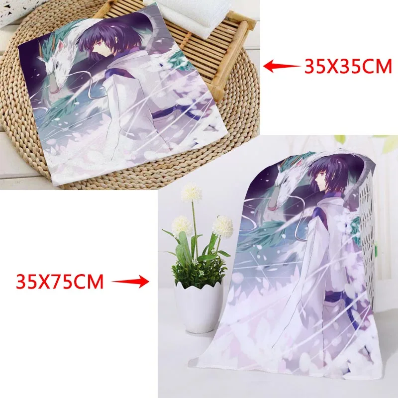 Горячее изготовленное на заказ полотенце с принтом в виде спиритов квадратное