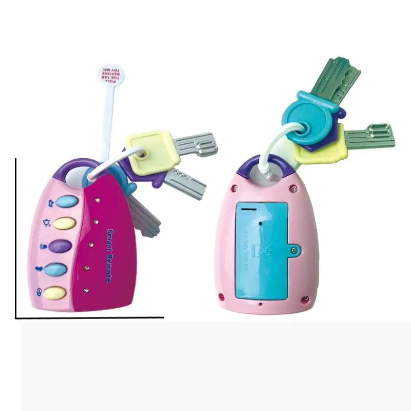 Musical Car Key Vocal Smart Remote Car Voices Pretend Play Educational Toys for Children Baby Music Toys