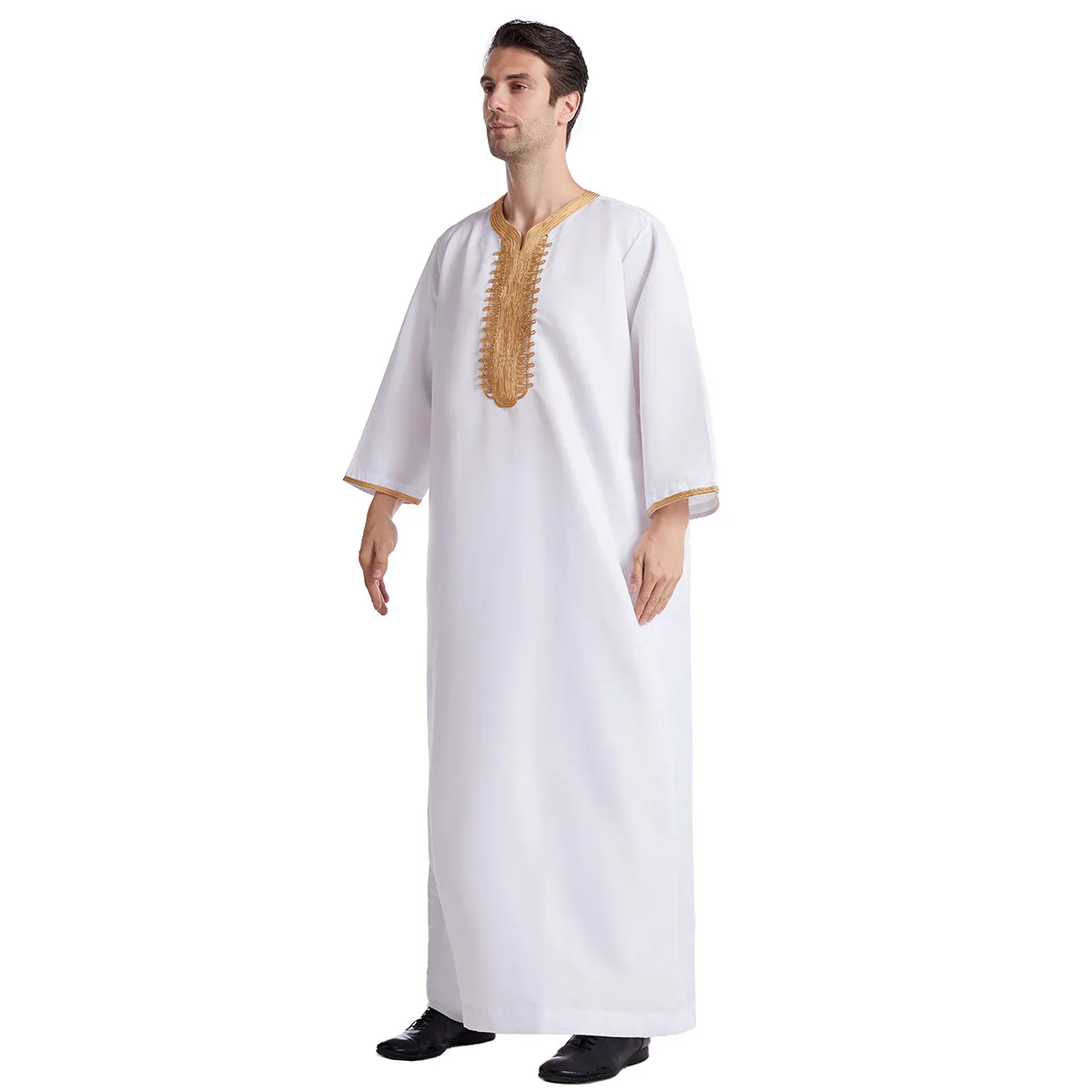 Muslim Arab Middle East Men's Robe Set  Abaya Saudi Arabia  Pakistani Salwar  Men's  Nigeria Tradistional Wear for Men
