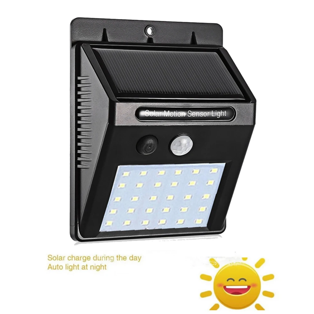 1-4 шт. светодиодная садовая Солнечная лампа с датчиком движения настенный