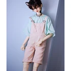 Штаны на подтяжках BJD, розовые наряды для 13 SD 60 см 24 дюйма 14 для высоких кукол SD17 дядей MSD DK DZ AOD DD HEDUOEP