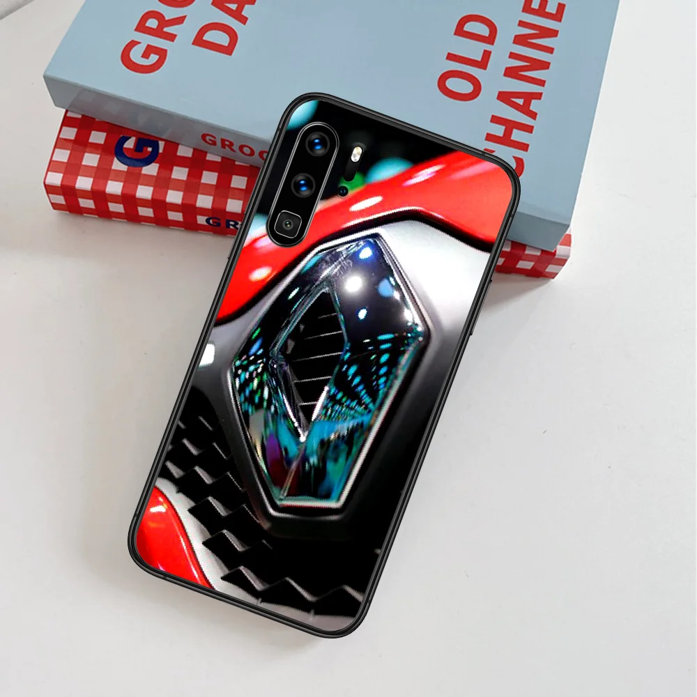 

Renault S A Sport Car Phone Case For Huawei P Mate Smart 10 20 30 40 Lite Z 2019 Pro black Cell Luxury Prime Fashion Back