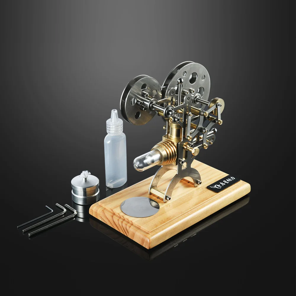 Модель двигателя из нержавеющей стали с горячим воздухом ретро проектор модель