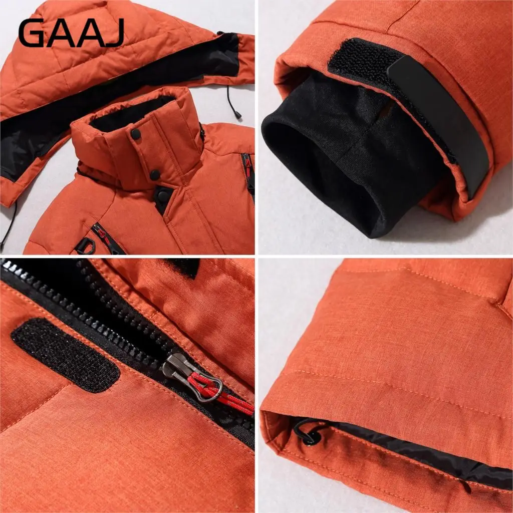 Мужской пуховик высокого качества Толстая теплая зимняя утепленная куртка на