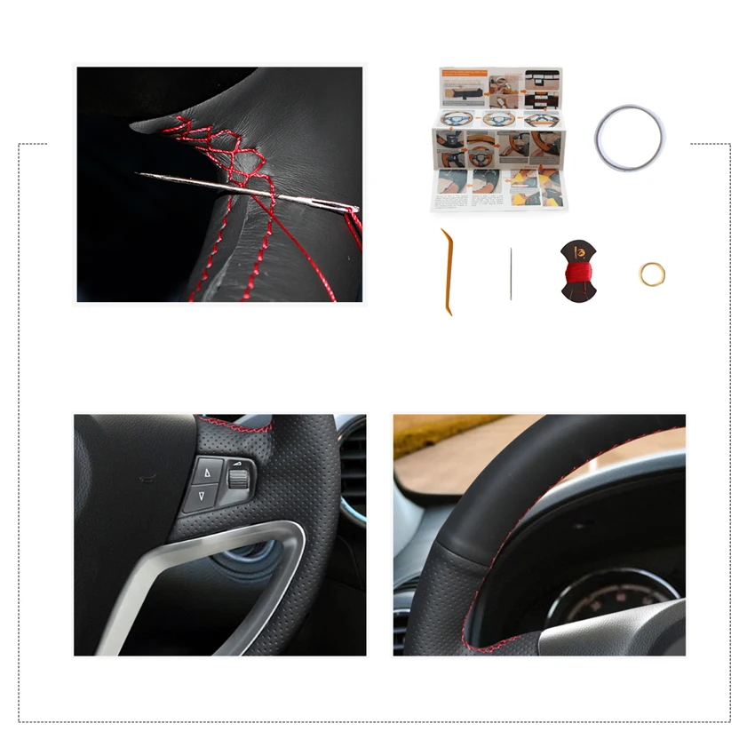 MEWANT черная искусственная кожа фотоаксессуары для Opel Antara 2007 2008 2009 2010 2011 набор