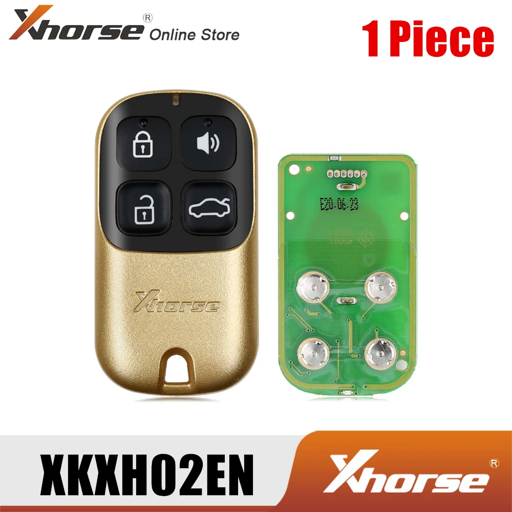 Универсальный пульт дистанционного управления XHORSE XKXH02EN 4 кнопки инструмент для