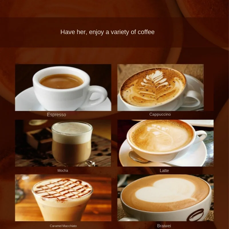 1250 Вт насос Тип кофе машина бытовой коммерческий итальянский полуавтоматический