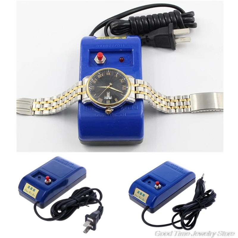 

Watch Repair Screwdriver Tweezers Electrical Demagnetizer Demagnetize Tool EU US M10 21 Dropshipping