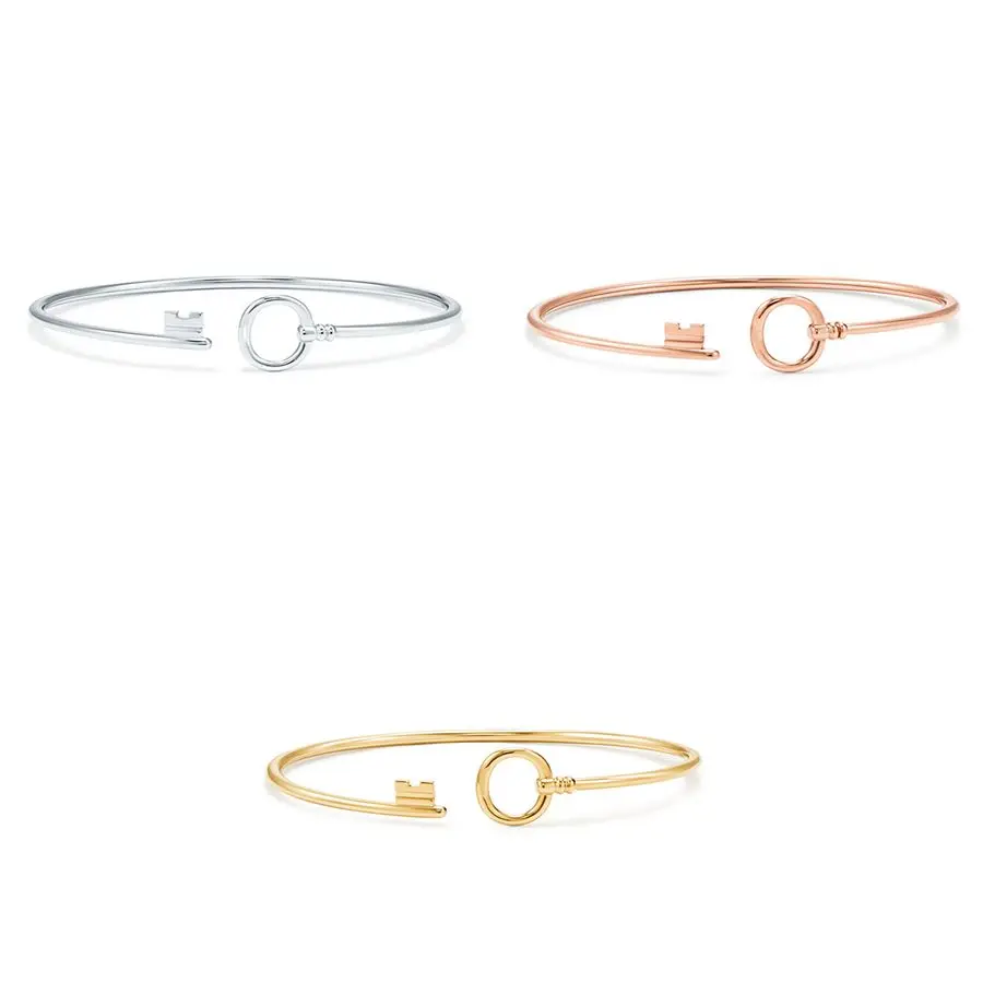 

Классический Модный Новый продукт изысканный ключ женский простой роскошный браслет, оригинальный бренд, парный подарок, юбилей, здоровья ...