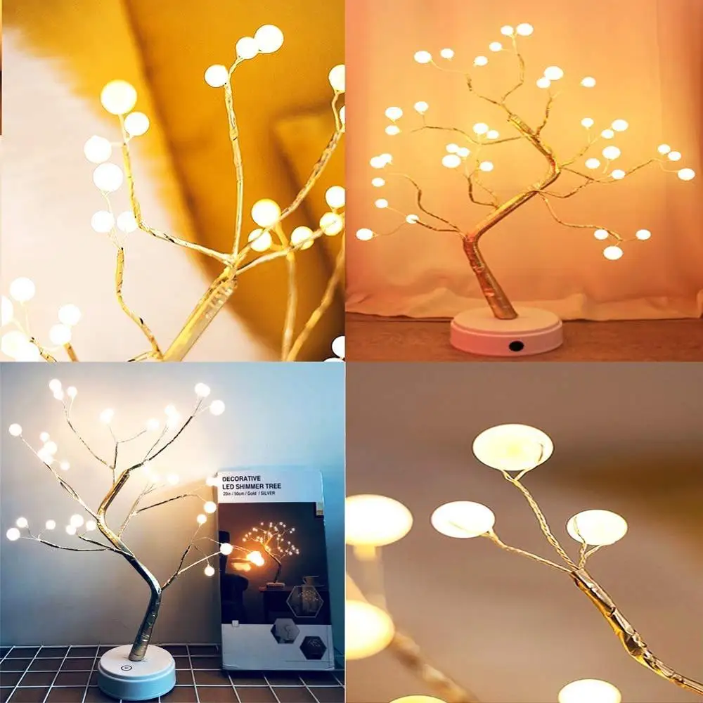 36 СВЕТОДИОДНЫХ НОЧНЫХ ЛАМП BONSAI ДЕРЕВО GYPSOPHILA ОСВЕЩЕНИЕ ДЛЯ ДОМА, ВЕЧЕРИНКИ, СВАДЬБЫ, ВНУТРЕННЕЕ УКРАШЕНИЕ, ПИТАЕТСЯ ОТ USB И БАТАРЕЙ.