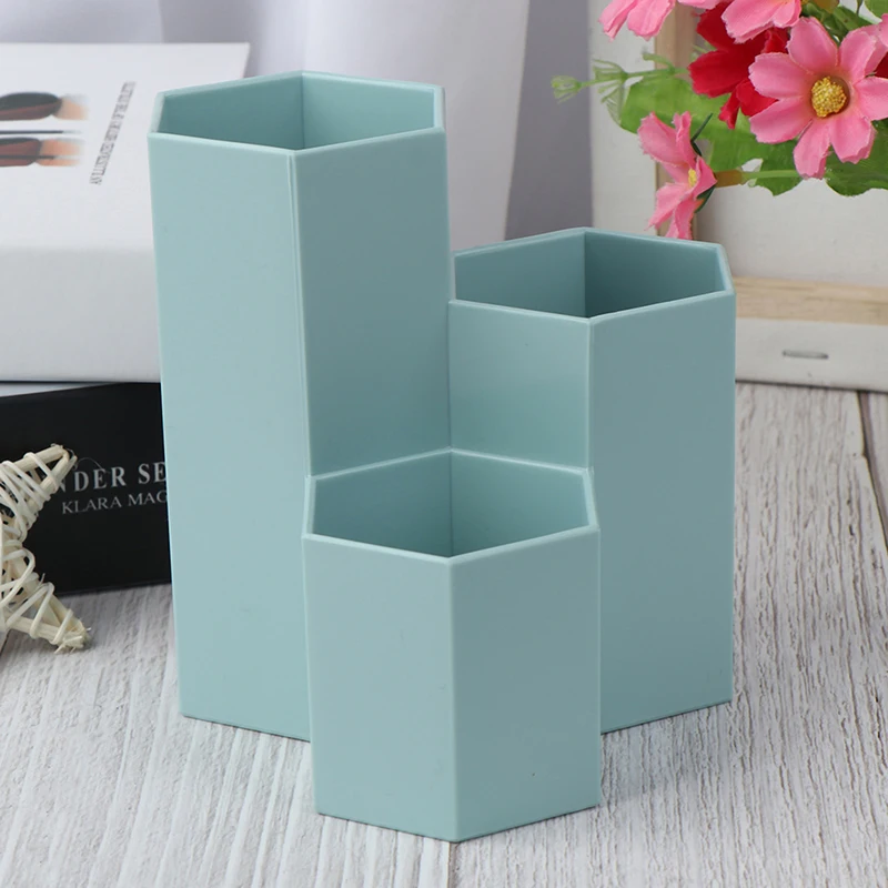 3 цвета для дома и офиса шестигранная ручка держатель карандашей ручек хранения