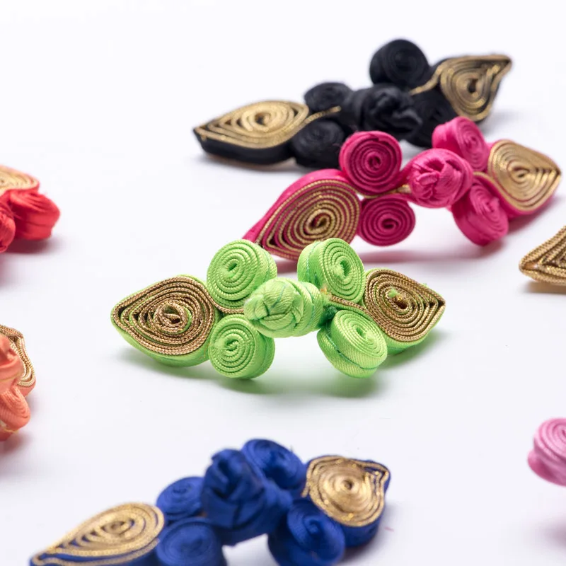 5 пар/упаковка пуговицы лягушки в форме сердца|Пуговицы| |