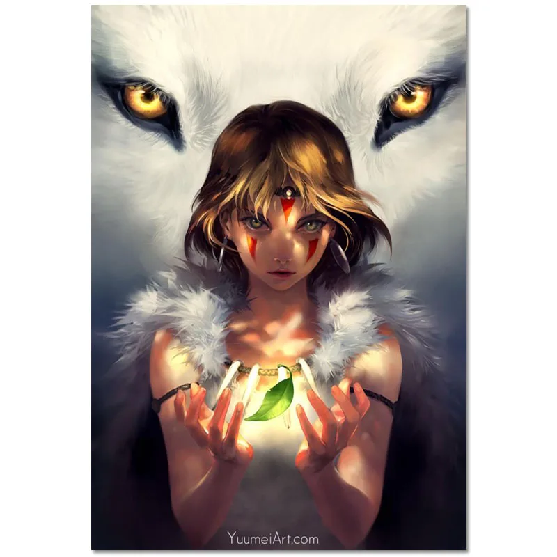 Новое поступление Постер принцессы Мононоке на заказ украшение для дома модный