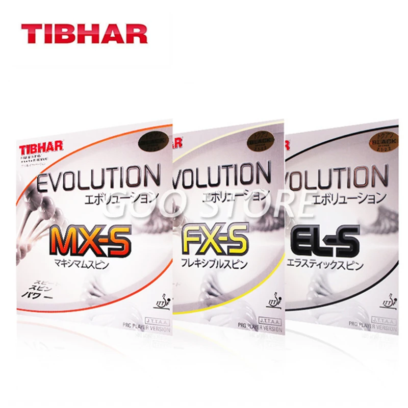 TIBHAR EVOLUTION MX-S FX-S EL-S Pimples in with Sponge Table Tennis Rubber Ping Pong Tenis De Mesa