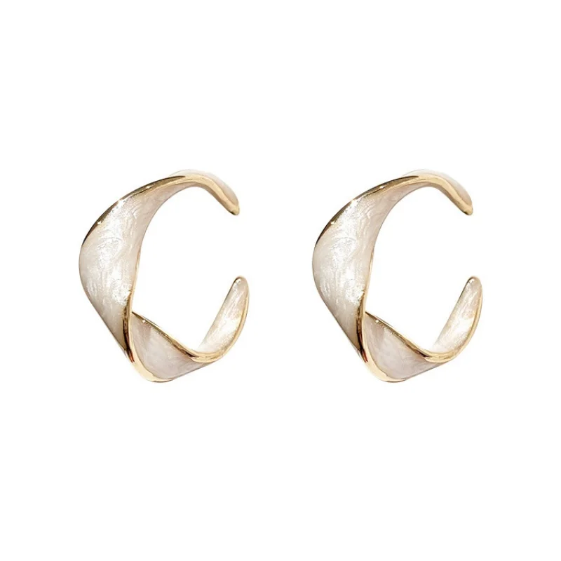 

925 Silver Needle French Minority High-Grade Earrings Korean Graceful Online Influencer 2021 Trendy Luxury Ear Studs Earrings