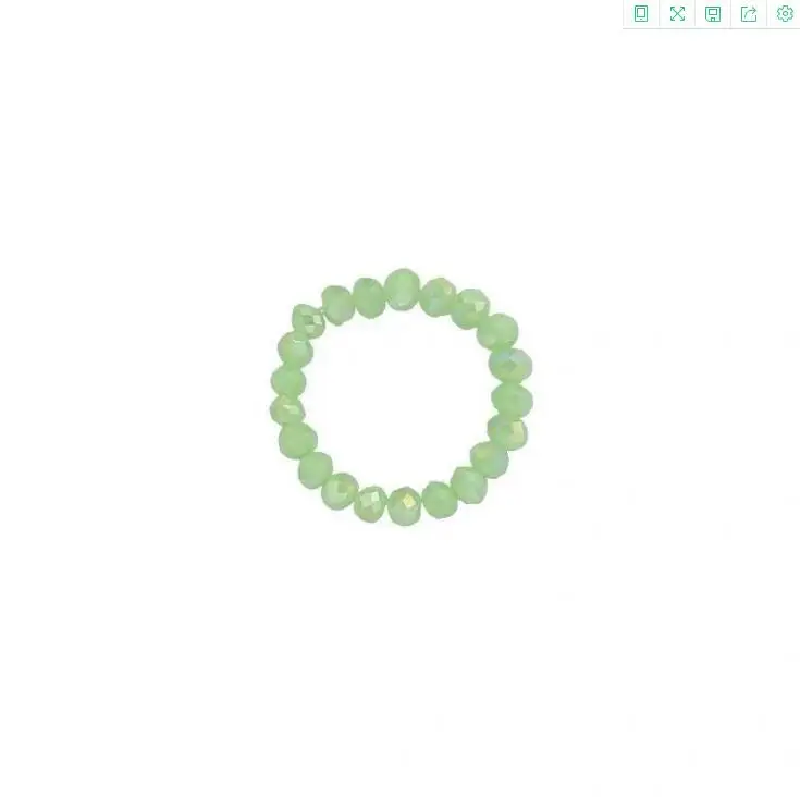 Женские эластичные кольца с кристаллами и бусинами корейские цветные бусы