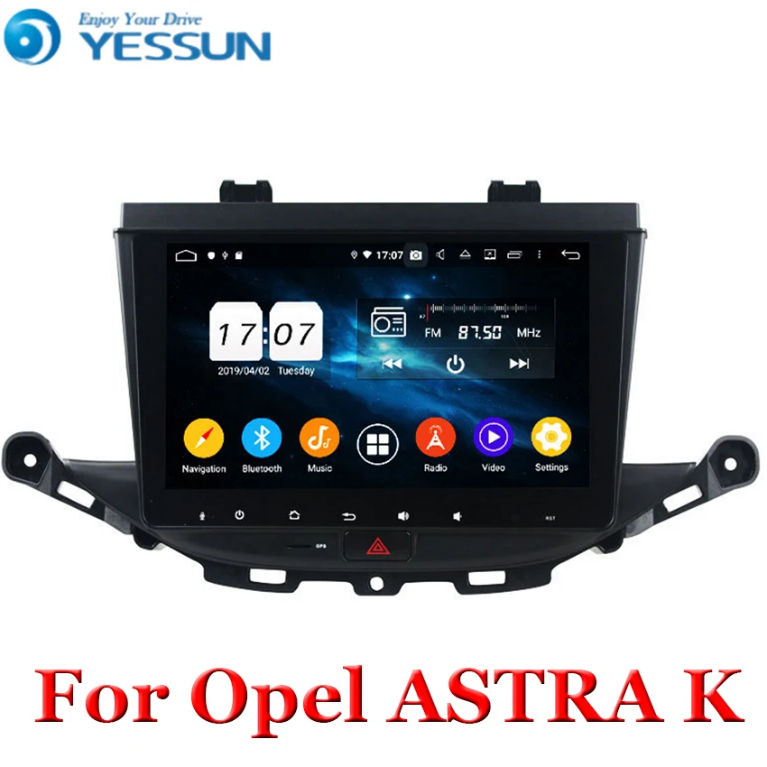 Android 9 Octa core 4G RAM no DVD Player GPS навигация для Opel ASTRA K 2016 2017 головное устройство